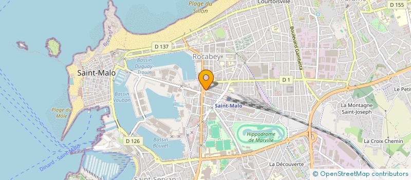 localisation de l'entreprise 792 624 850   SAINT-MALO