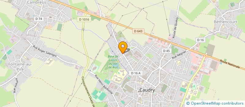 localisation de l'entreprise 792 700 189   CAUDRY