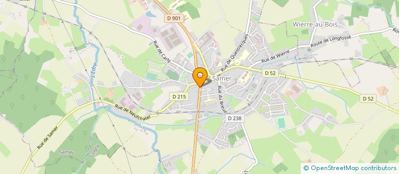 localisation de l'entreprise 792 721 722 à CALAIS