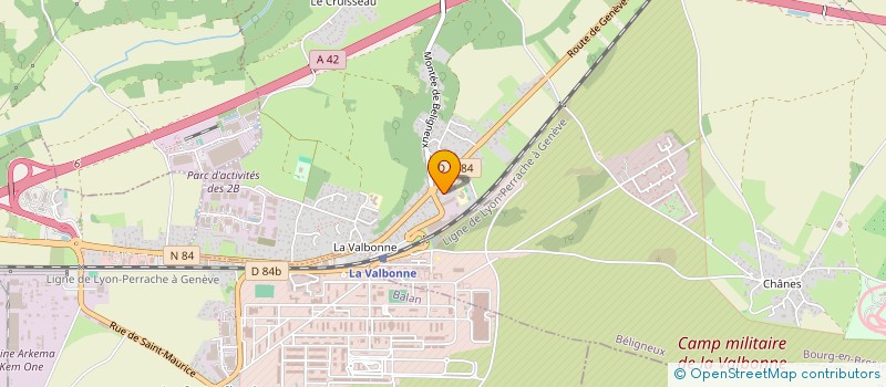 localisation de l'entreprise 792 722 589   BELIGNEUX