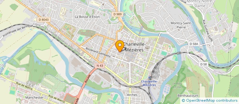 localisation de l'entreprise 792 734 816 à CHARLEVILLE-MEZIERES