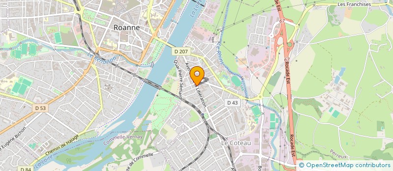 localisation de l'entreprise 792 743 189   SAINT-PRIEST-EN-JAREZ