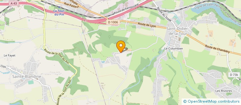 localisation de l'entreprise 792 753 584   SAINT-DIDIER-DE-LA-TOUR