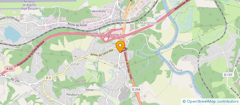 localisation de l'entreprise 792 784 654   USTARITZ