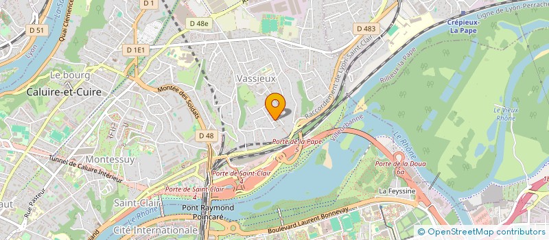 localisation de l'entreprise 792 797 698   CALUIRE-ET-CUIRE