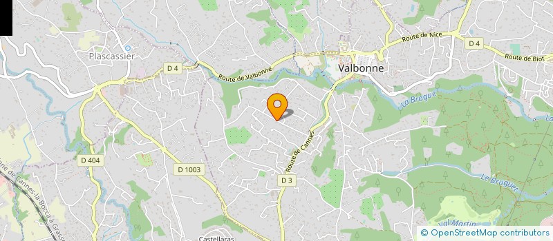 localisation de l'entreprise 792 803 926   VALBONNE