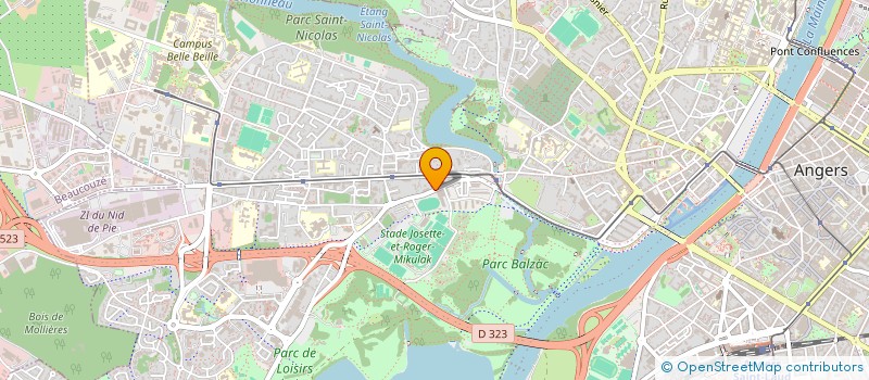 localisation de l'entreprise 792 836 843  à ANGERS