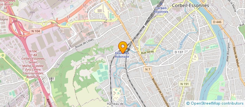 localisation de l'entreprise 792 861 494 à CORBEIL-ESSONNES