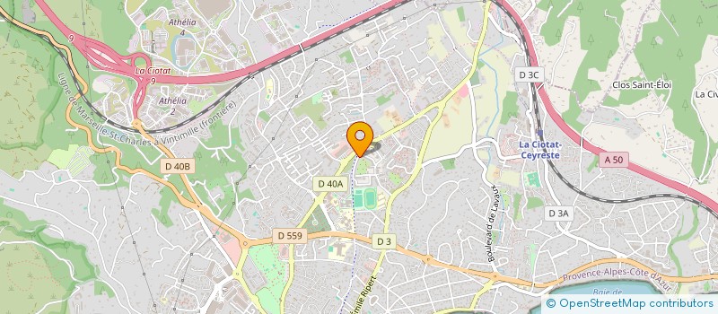 localisation de l'entreprise 792 915 449 à SIX-FOURS-LES-PLAGES