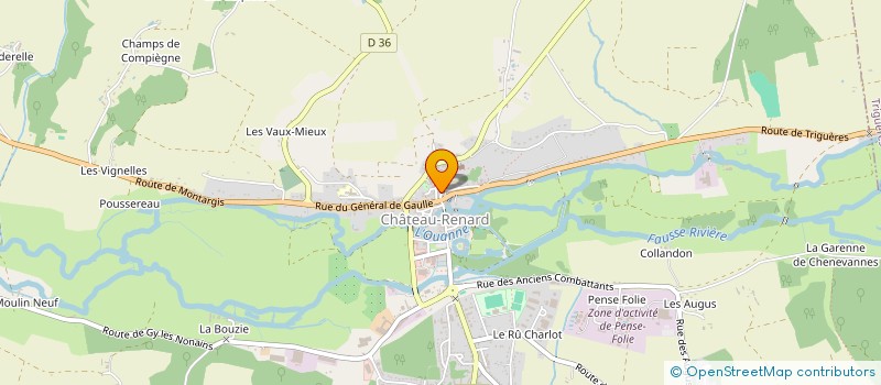 localisation de l'entreprise 792 927 279   DOUCHY-MONTCORBON