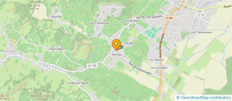 localisation de l'entreprise 792 954 406  à CHATEAUNEUF-DU-FAOU