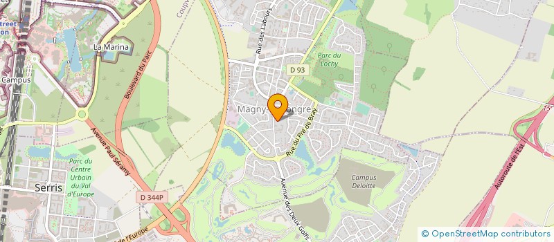 localisation de l'entreprise 792 956 948 à MAGNY-LE-HONGRE
