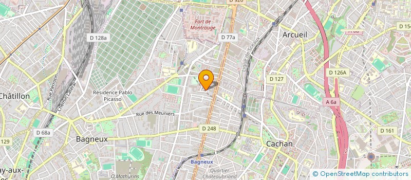 localisation de l'entreprise 792 984 957 à BAGNEUX