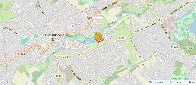 localisation de l'entreprise 792 987 653   PLAISANCE-DU-TOUCH