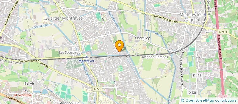 localisation de l'entreprise 792 999 328   MORIERES-LES-AVIGNON