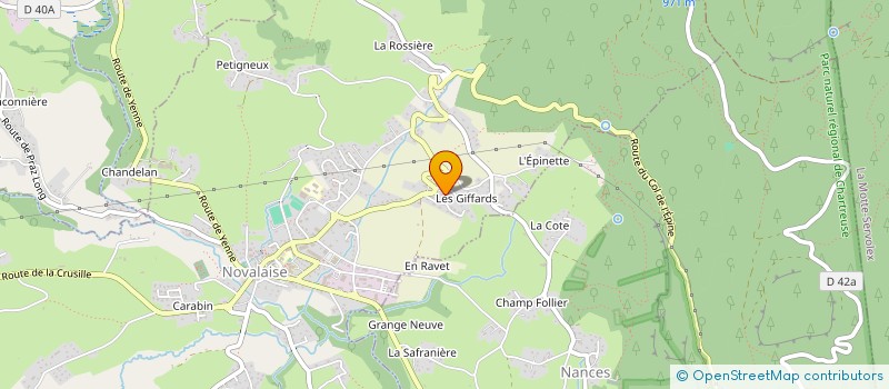 localisation de l'entreprise 792 999 963   YENNE