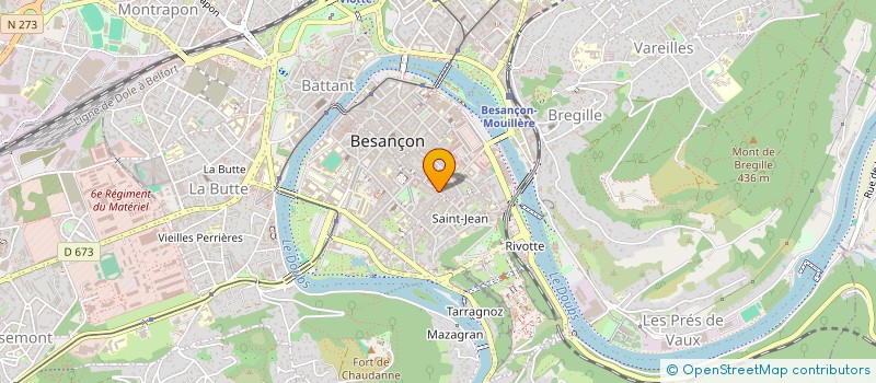 localisation de l'entreprise 793 004 771   BESANCON