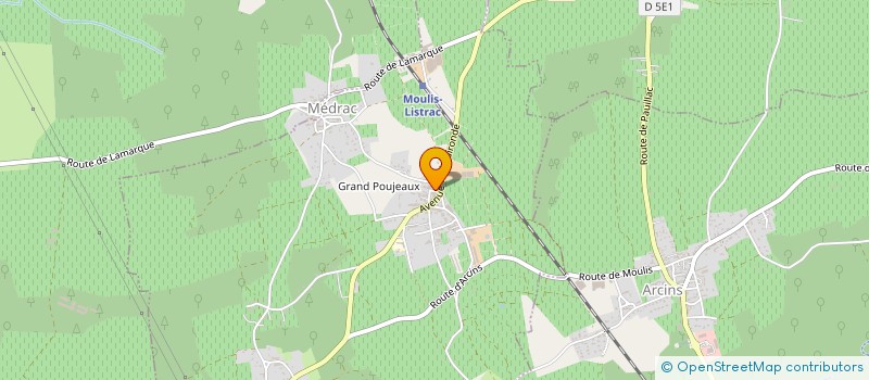 localisation de l'entreprise 793 018 847   MOULIS-EN-MEDOC