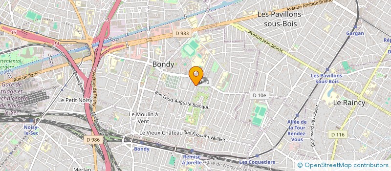 localisation de l'entreprise 793 064 155   BONDY