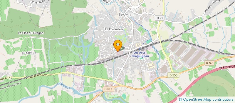 localisation de l'entreprise 793 075 235   LES ARCS