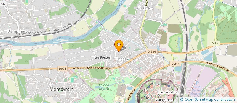 localisation de l'entreprise 793 086 778   CHESSY