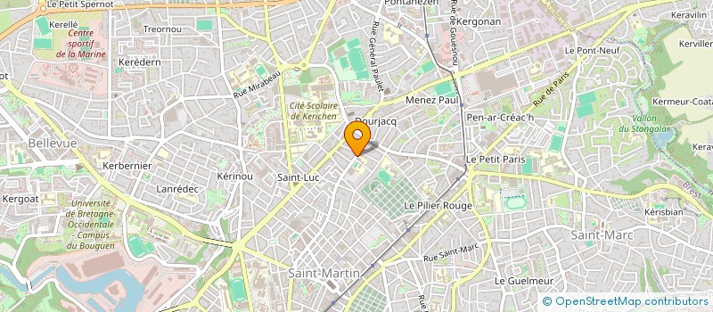 localisation de l'entreprise 793 151 804  à BREST