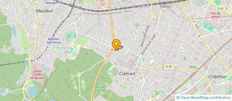 localisation de l'entreprise 793 180 282   CLAMART