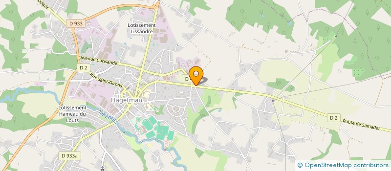 localisation de l'entreprise 793 182 320   HAGETMAU