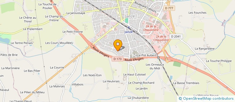 localisation de l'entreprise 793 201 740   JANZE