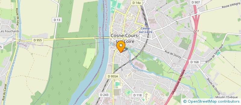 localisation de l'entreprise 793 252 925 à COSNE-COURS-SUR-LOIRE