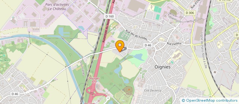 localisation de l'entreprise 793 267 196   OIGNIES