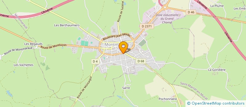 localisation de l'entreprise 793 304 346 à CUSSET