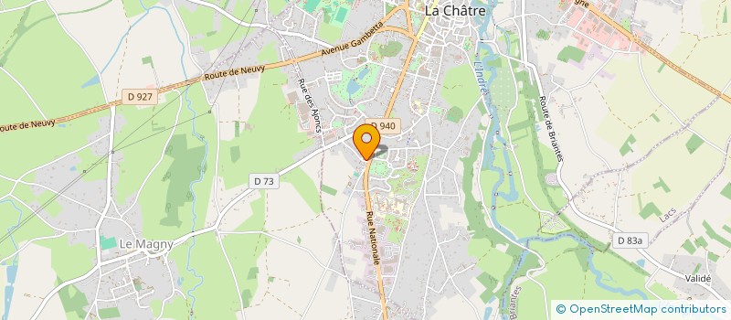 localisation de l'entreprise 793 325 283   LA CHATRE