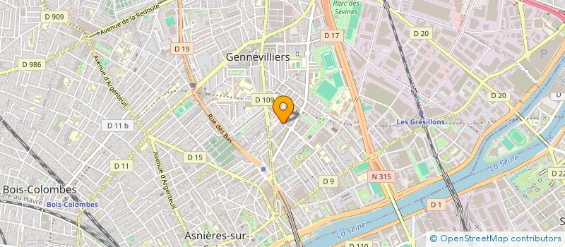 localisation de l'entreprise 793 342 700  à GENNEVILLIERS