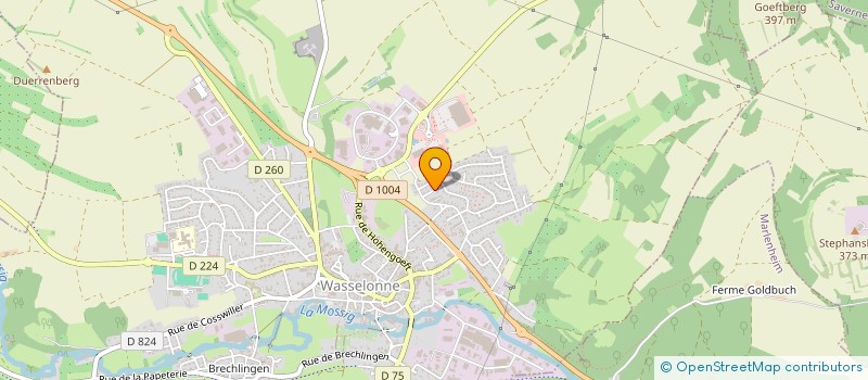 localisation de l'entreprise 793 366 238 à WASSELONNE