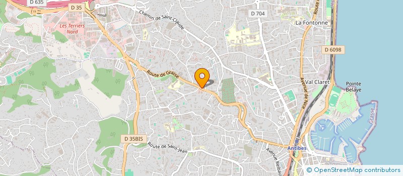 localisation de l'entreprise 793 389 875 à ANTIBES
