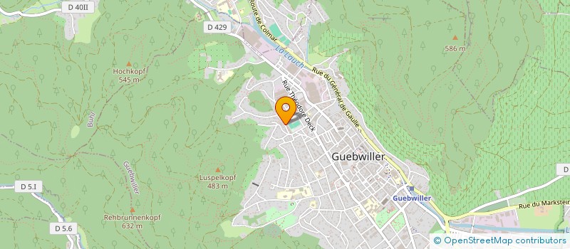 localisation de l'entreprise 793 395 476   GUEBWILLER