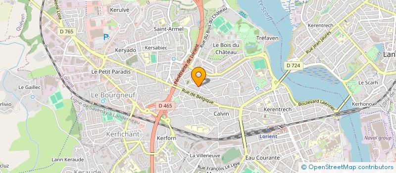 localisation de l'entreprise 793 410 705   LORIENT