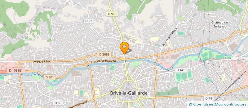 localisation de l'entreprise 793 420 001 à BRIVE-LA-GAILLARDE