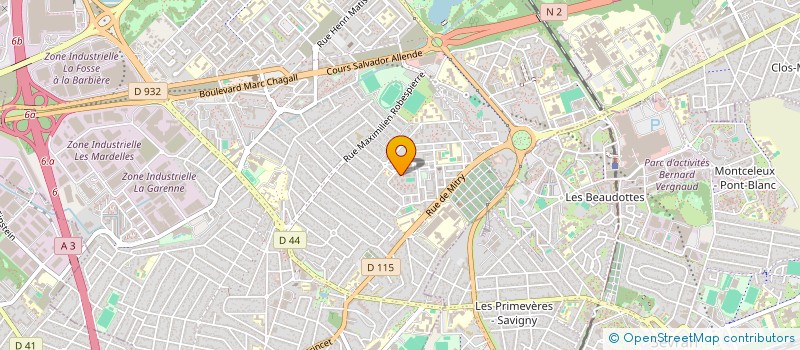 localisation de l'entreprise 793 452 756   LE PLESSIS-BELLEVILLE