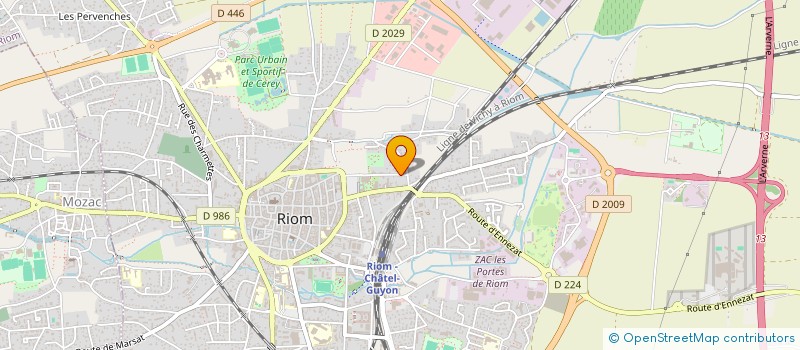 localisation de l'entreprise 793 472 515   RIOM