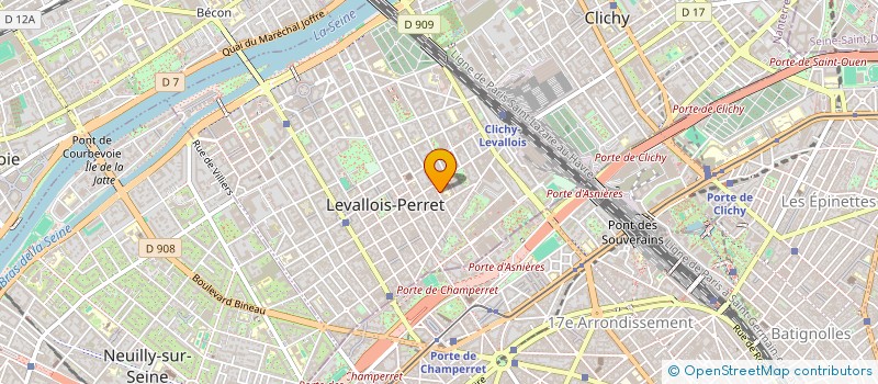 localisation de l'entreprise 793 512 906  à LEVALLOIS-PERRET