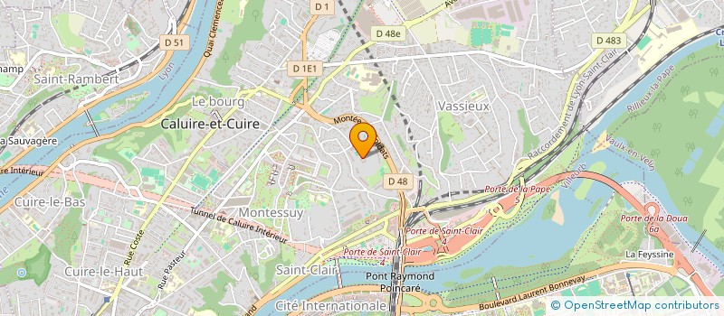 localisation de l'entreprise 793 549 676   CALUIRE-ET-CUIRE