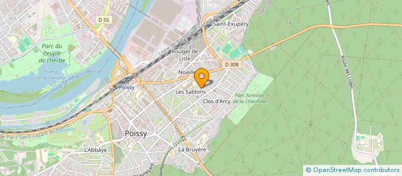 localisation de l'entreprise 793 558 602   POISSY