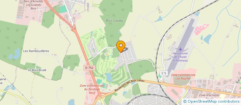 localisation de l'entreprise 793 583 238  à CHOLET