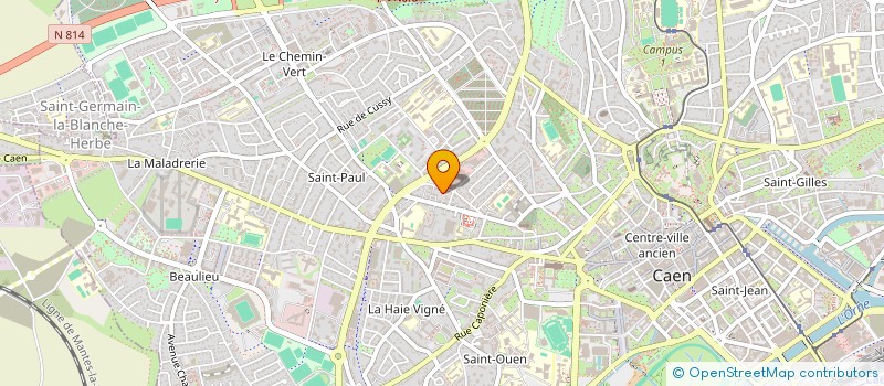 localisation de l'entreprise 793 596 438  à CAEN