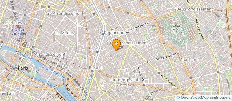 localisation de l'entreprise 793 607 458   PARIS
