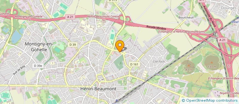 localisation de l'entreprise 793 633 942   SALLAUMINES