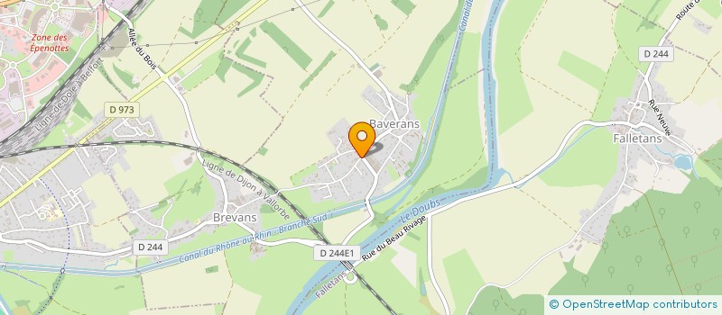 localisation de l'entreprise 793 664 335  à DOLE