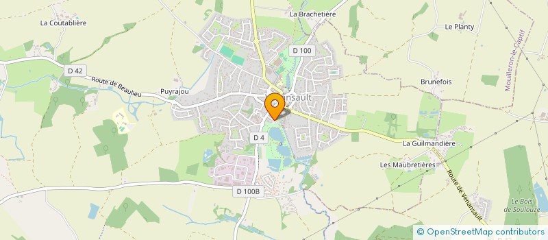 localisation de l'entreprise 793 666 165   VENANSAULT